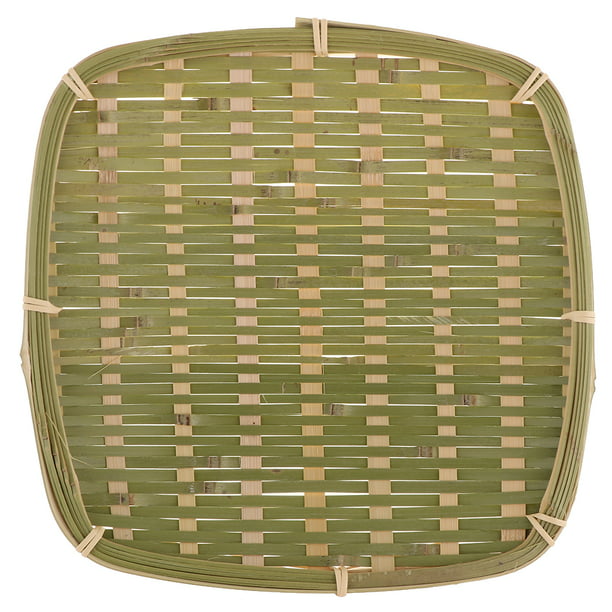 Longer Lasting Bamboo Braided Table Serving Tray Food Storage Plate Platter
